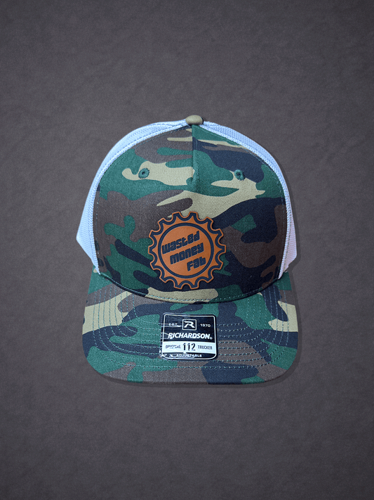 White Camo WMF Hat